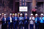 Công đoàn Công Thương Việt Nam dự lễ gắn biển công trình tại Gang thép Thái Nguyên