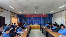 Đoàn đại biểu CĐCTVN thăm, làm việc và hỗ trợ tập huấn tại CHDCND Lào